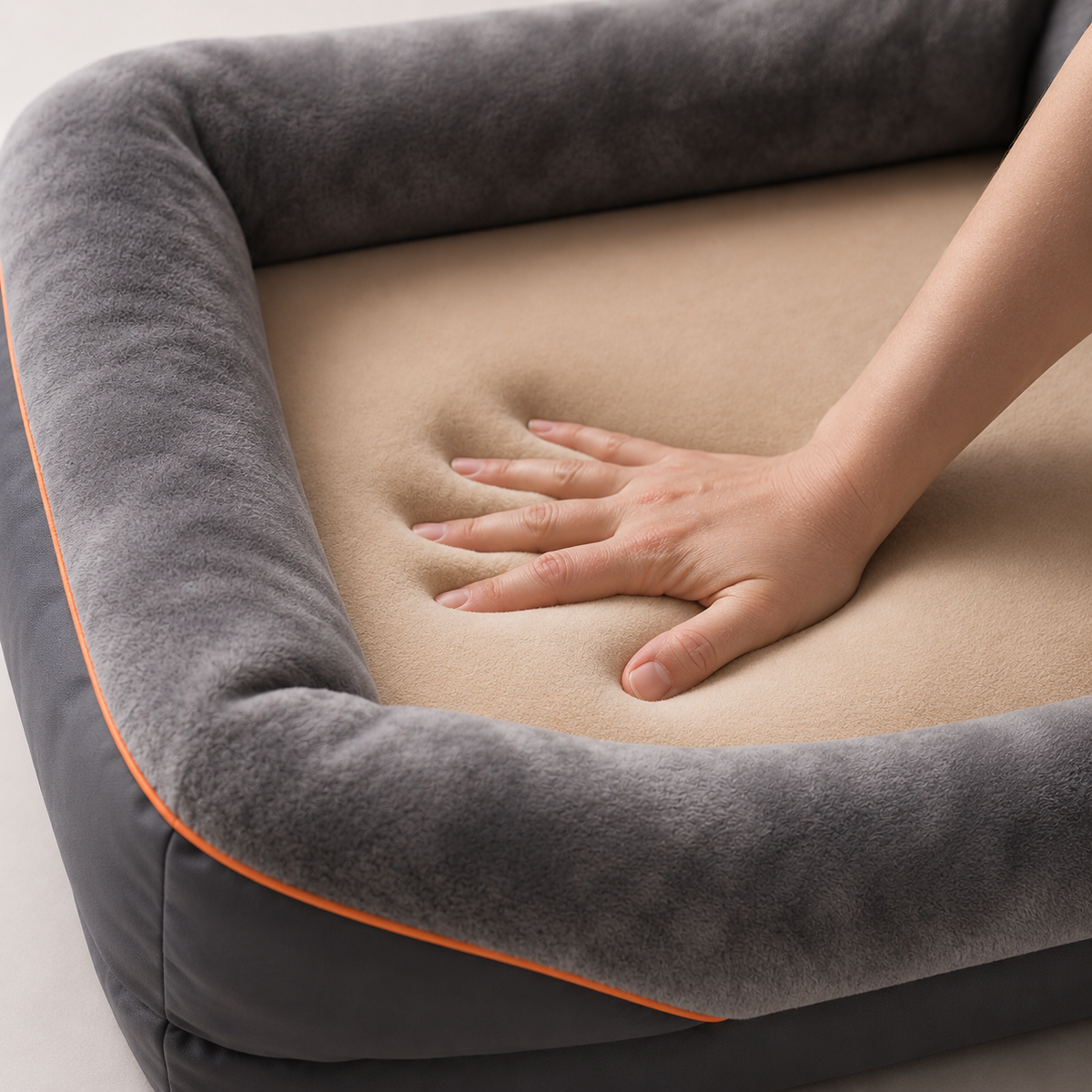 Panier Orthopédique Premium pour Chien — Mousse à Mémoire de Forme XXL